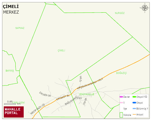 BAĞLIKAYA BELDESİ ÇİMELİ Mahallesi Haritası | Uydu Görüntüsü ve Harita Detayları