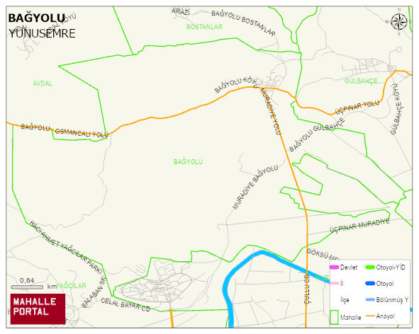 BAĞYOLU Mahallesi Haritası | Güncel Mahalle ve Köy Haritası