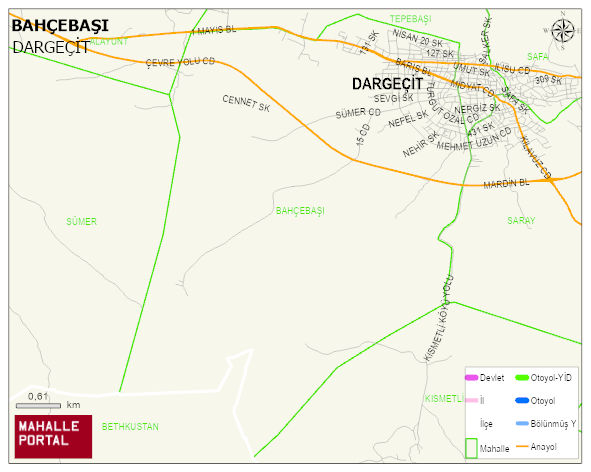 BAHÇEBAŞI Mahallesi Haritası | Uydu Görüntüsü ve Harita Detayları