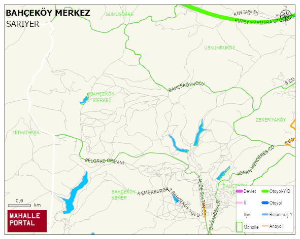 BAHÇEKÖY MERKEZ Mahallesi Haritası | Detaylı Köy ve Mahalle Görünümü