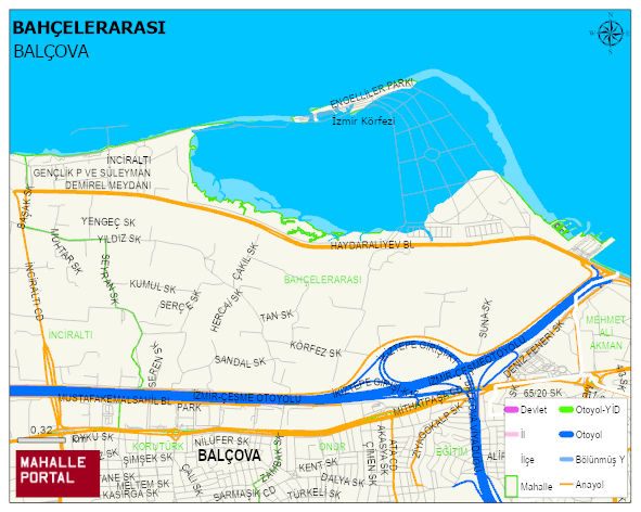 BAHÇELERARASI Mahallesi Haritası | Mahalle Sokak Haritası