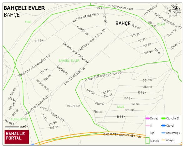 BAHÇELİ EVLER Mahallesi Haritası | Uydu Görüntüsü ve Harita Detayları