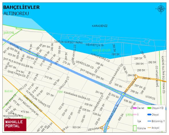 BAHÇELİEVLER Mahallesi Haritası | İnteraktif Köy ve Mahalle Sınırları
