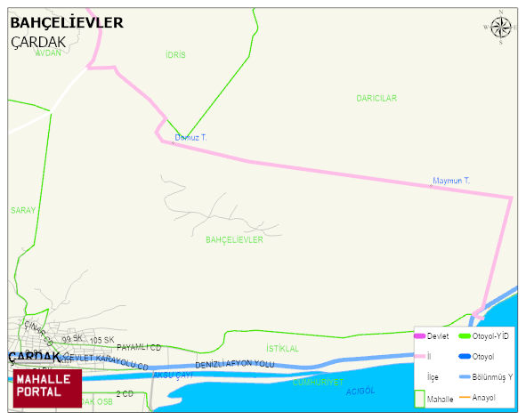BAHÇELİEVLER Mahallesi Haritası | İnteraktif Köy ve Mahalle Sınırları