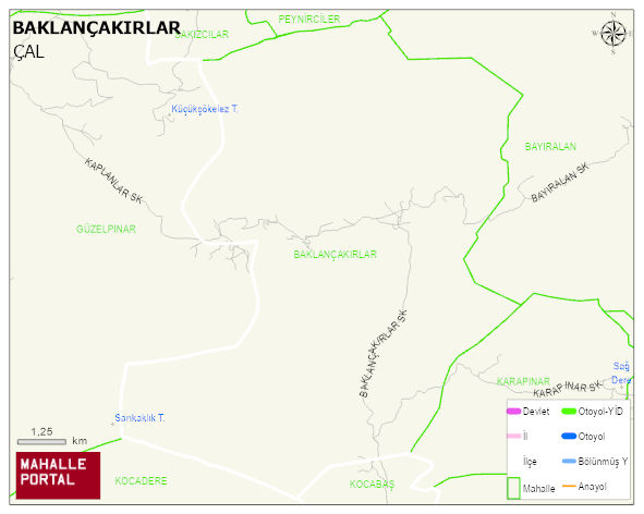 BAKLANÇAKIRLAR Mahallesi Haritası | Güncel Mahalle ve Köy Haritası