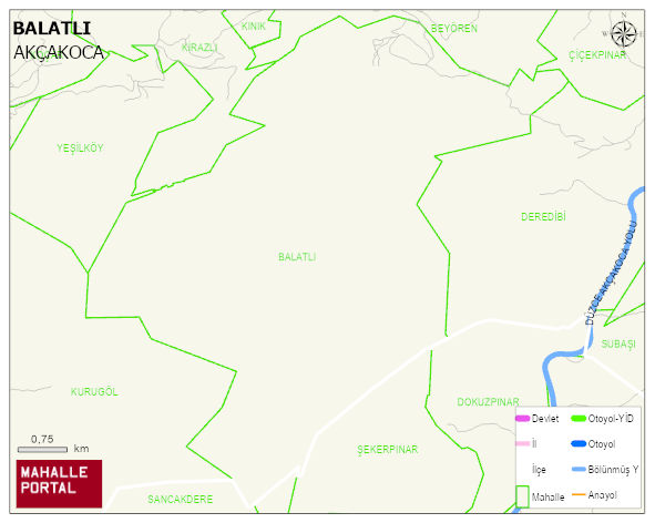 BALATLI Köyü Haritası | Mahalle Sokak Haritası