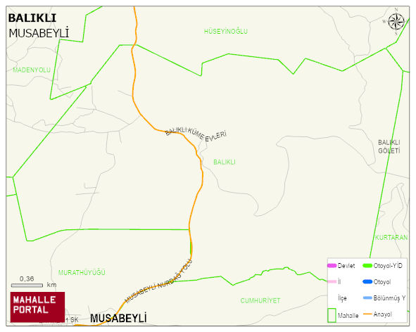 BALIKLI Köyü Haritası | Mahalle ve Köy Sınırı