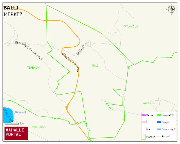 BALLI Köyü Haritası | Güncel Mahalle ve Köy Haritası