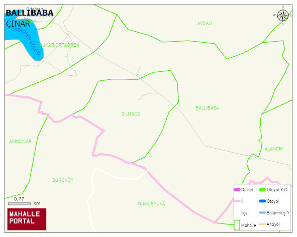 BALLIBABA Mahallesi Haritası | İnteraktif Köy ve Mahalle Sınırları