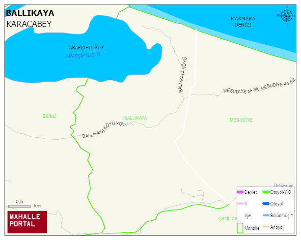 BALLIKAYA Mahallesi Haritası | Güncel Mahalle ve Köy Haritası