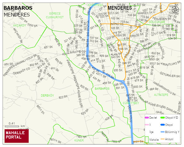BARBAROS Mahallesi Haritası | Uydu Görüntüsü ve Harita Detayları