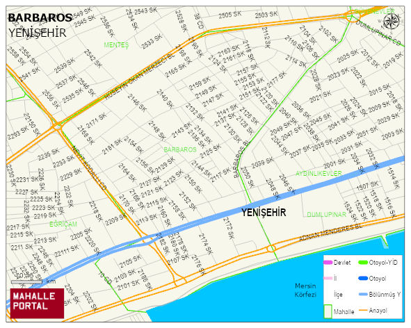 BARBAROS Mahallesi Haritası | İnteraktif Köy ve Mahalle Sınırları