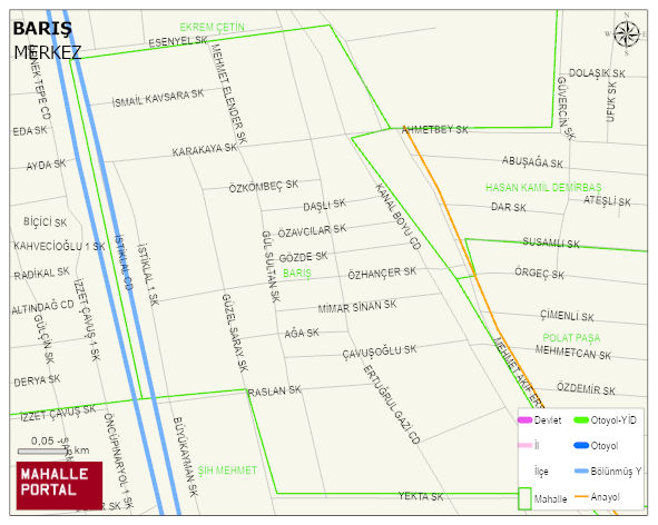 BARIŞ Mahallesi Haritası | Mahalle Sokak Haritası