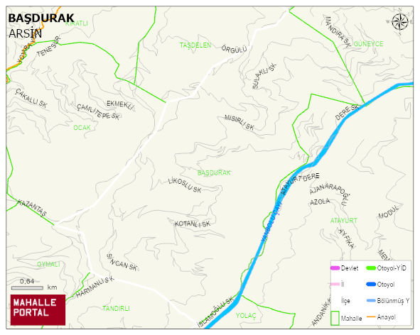 BAŞDURAK Mahallesi Haritası | Uydu Görüntüsü ve Harita Detayları