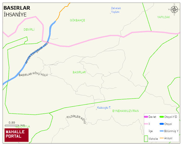 BASIRLAR Köyü Haritası | İnteraktif Köy ve Mahalle Sınırları