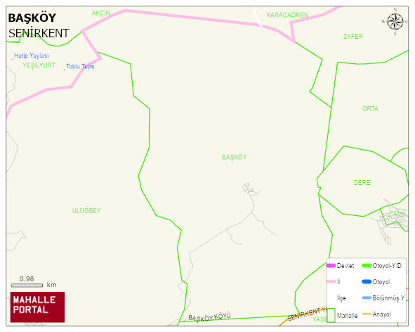 BAŞKÖY Köyü Haritası | Güncel Mahalle ve Köy Haritası