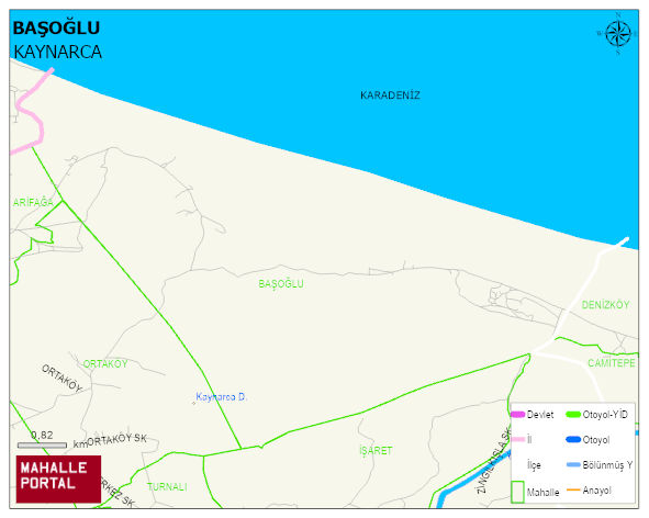 BAŞOĞLU Mahallesi Haritası | İnteraktif Köy ve Mahalle Sınırları