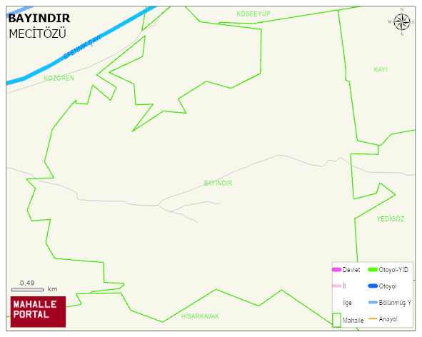 BAYINDIR Köyü Haritası | Uydu Görüntüsü ve Harita Detayları