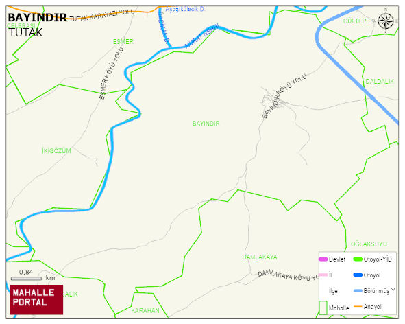BAYINDIR Köyü Haritası | Mahalle Sokak Haritası