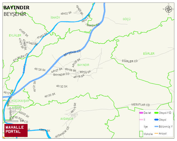 BAYINDIR Mahallesi Haritası | Güncel Mahalle ve Köy Haritası