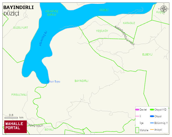 BAYINDIRLI Köyü Haritası | Güncel Mahalle ve Köy Haritası