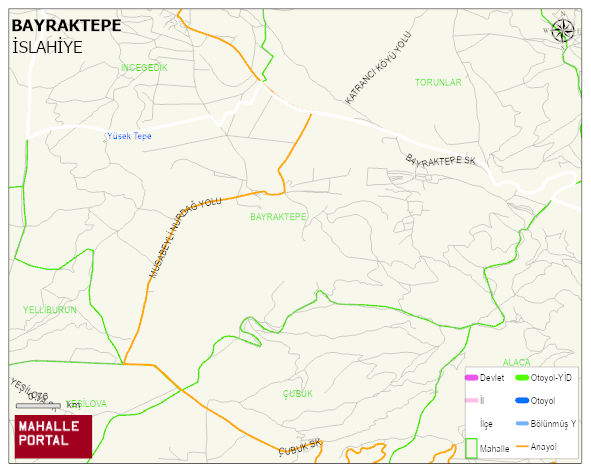 BAYRAKTEPE Mahallesi Haritası | Mahalle Sokak Haritası