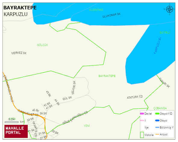 BAYRAKTEPE Mahallesi Haritası | Güncel Mahalle ve Köy Haritası