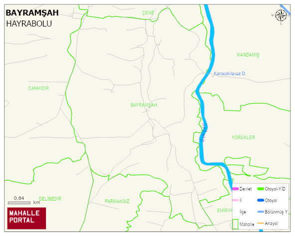 BAYRAMŞAH Mahallesi Haritası | Güncel Mahalle ve Köy Haritası