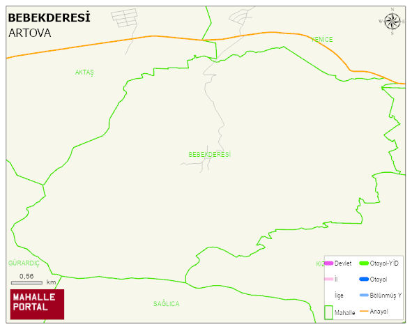 BEBEKDERESİ Köyü Haritası | Güncel Mahalle ve Köy Haritası