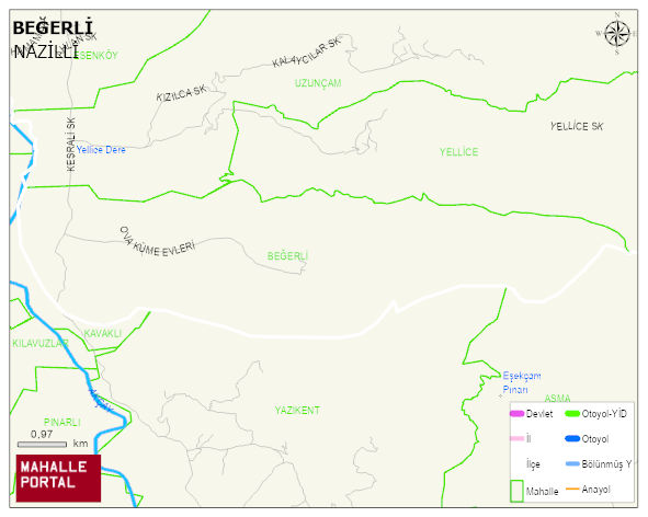 BEĞERLİ Mahallesi Haritası | Detaylı Köy ve Mahalle Görünümü