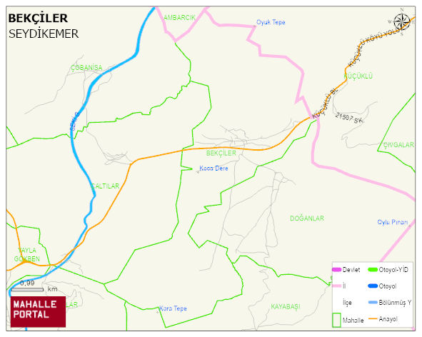 BEKÇİLER Mahallesi Haritası | Uydu Görüntüsü ve Harita Detayları