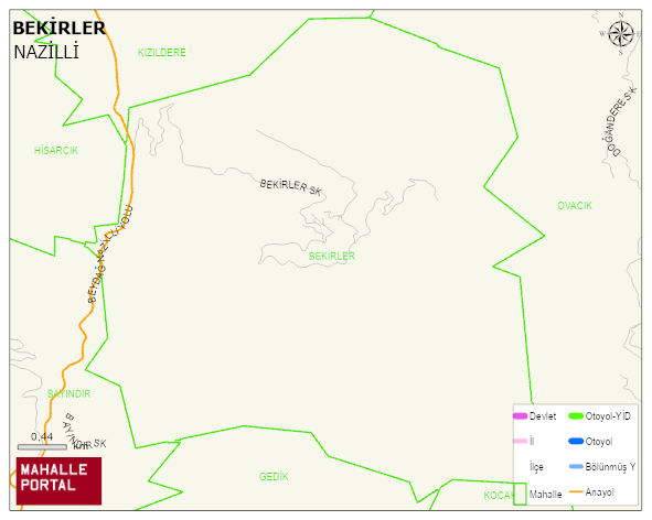 BEKİRLER Mahallesi Haritası | Güncel Mahalle ve Köy Haritası