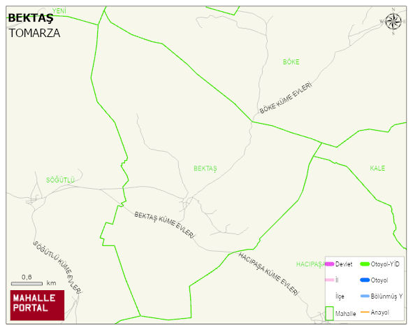 BEKTAŞ Mahallesi Haritası | Sayısal Bölge Görünümü