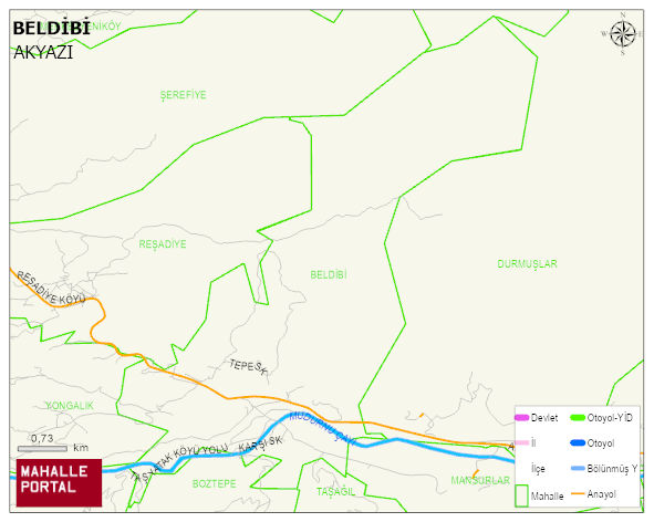BELDİBİ Mahallesi Haritası | Güncel Mahalle ve Köy Haritası