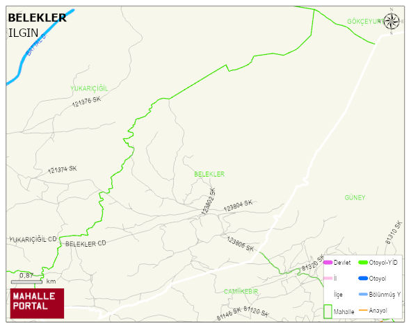 BELEKLER Mahallesi Haritası | Uydu Görüntüsü ve Harita Detayları
