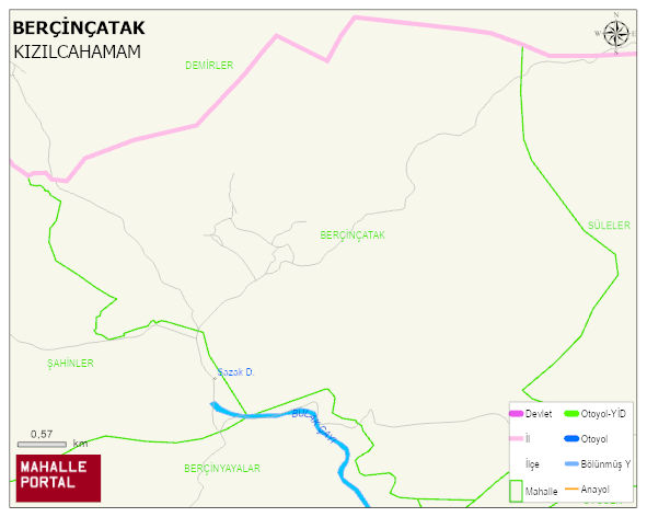 BERÇİNÇATAK Mahallesi Haritası | Uydu Görüntüsü ve Harita Detayları