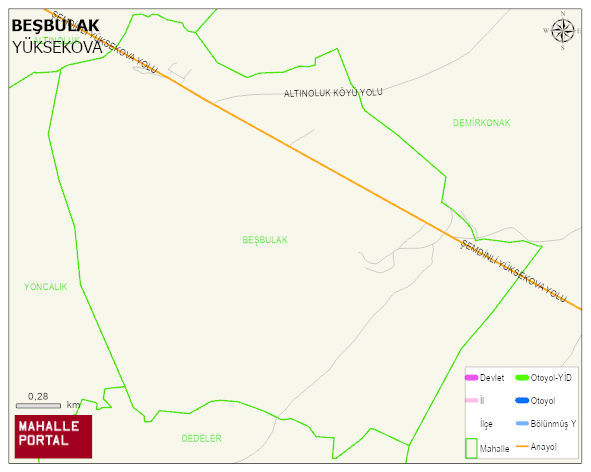 BEŞBULAK Köyü Haritası | Coğrafi Yapı ve Detaylı Haritası