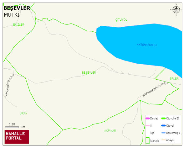 BEŞEVLER Köyü Haritası | Uydu Görüntüsü ve Harita Detayları