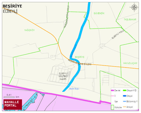 BEŞİRİYE Köyü Haritası | Coğrafi Yapı ve Detaylı Haritası