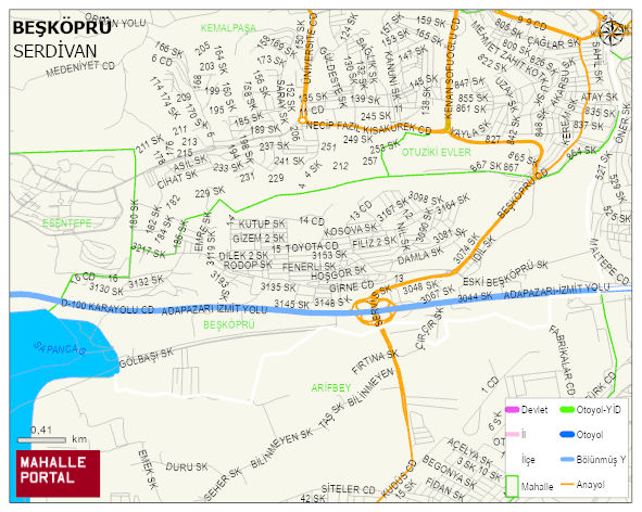 BEŞKÖPRÜ Mahallesi Haritası | Uydu Görüntüsü ve Harita Detayları