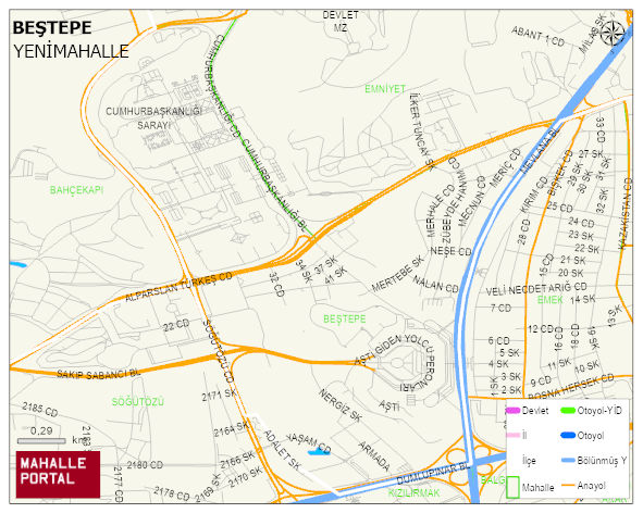 BEŞTEPE Mahallesi Haritası | Güncel Mahalle ve Köy Haritası