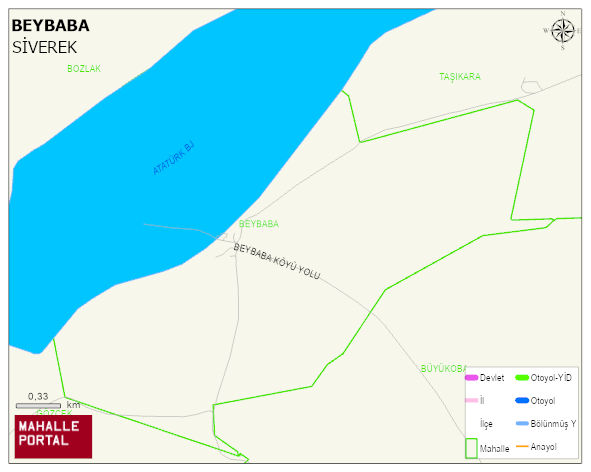 BEYBABA Mahallesi Haritası | İnteraktif Köy ve Mahalle Sınırları