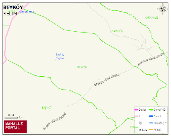 BEYKÖY Köyü Haritası | Sayısal Bölge Görünümü