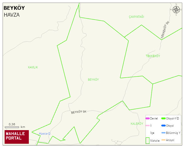 BEYKÖY Mahallesi Haritası | Uydu Görüntüsü ve Harita Detayları