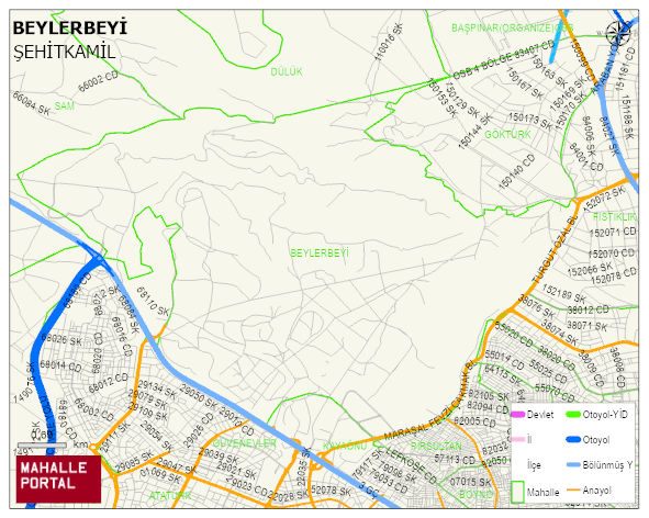 BEYLERBEYİ Mahallesi Haritası | Uydu Görüntüsü ve Harita Detayları