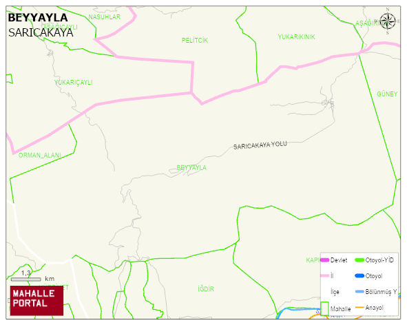 BEYYAYLA Mahallesi Haritası | Mahalle Sokak Haritası