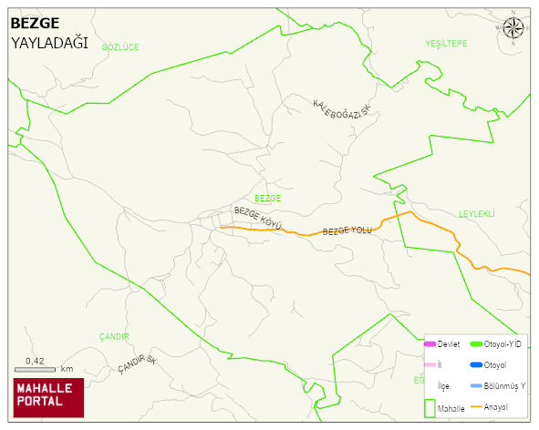 BEZGE Mahallesi Haritası | Güncel Mahalle ve Köy Haritası