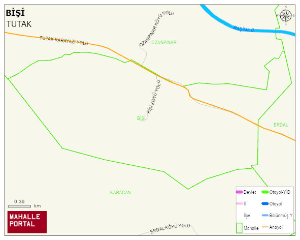 BİŞİ Köyü Haritası | Coğrafi Yapı ve Detaylı Haritası