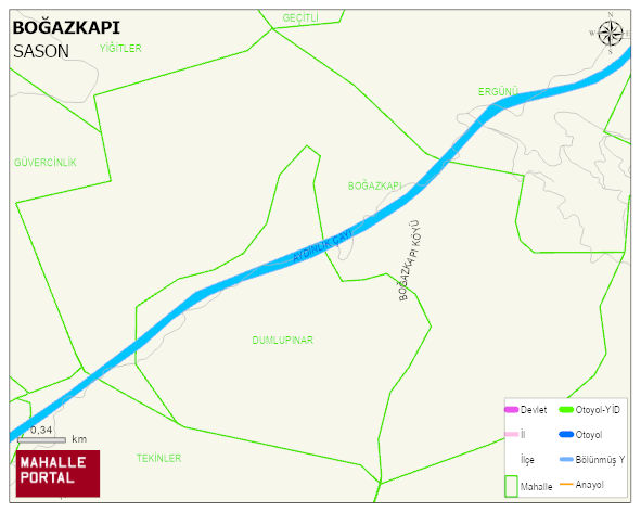 BOĞAZKAPI Köyü Haritası | Mahalle Sokak Haritası