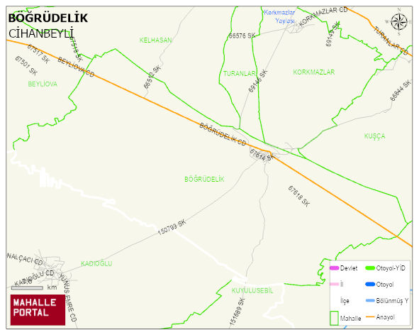 BÖĞRÜDELİK Mahallesi Haritası | Mahalle ve Köy Sınırı